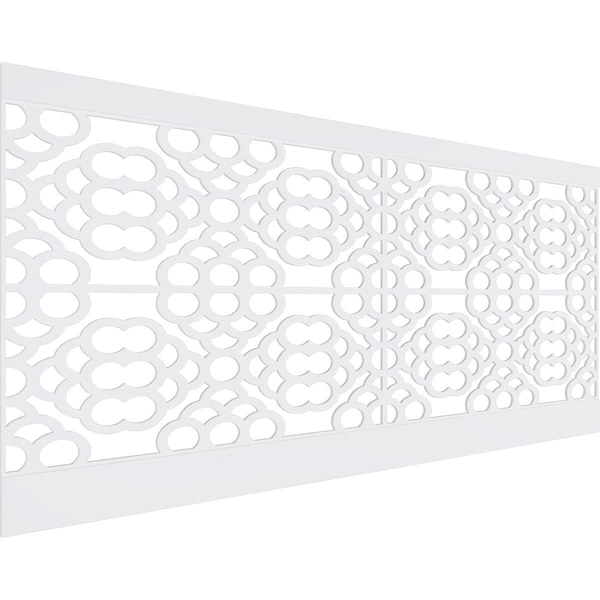 Ekena Millwork 44"H x 94 1/2"W Harlingen PVC Wainscot Paneling Kit WPK44X94GLN - main